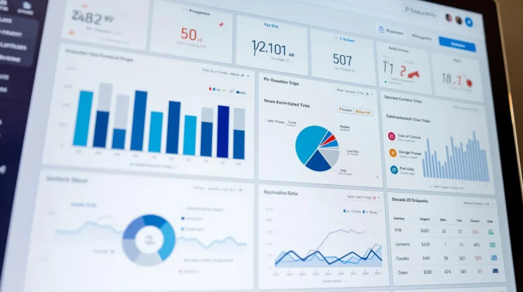 Prizmatem dashboard showing tasks and analytics