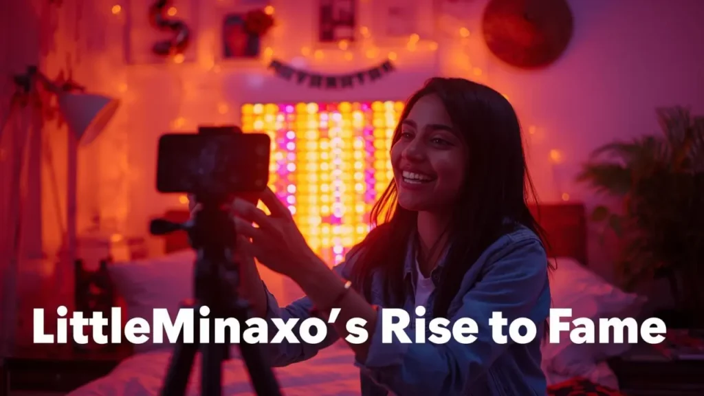 LittleMinaxo authentic social media post showing real personality.